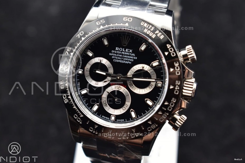 SS Thermal Dial 904L SH Black and Case Edition APSF Daytona 116500 733 Best Bracelet 1:1 0714